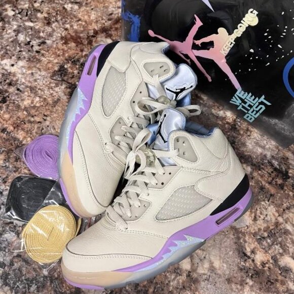 Nike air Jordan 5 DJ Khaled sail we the best authentic dv4982175 main image 5